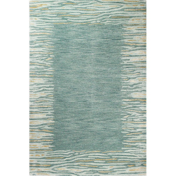 Darya Home Tufted Teal Rug Wayfair